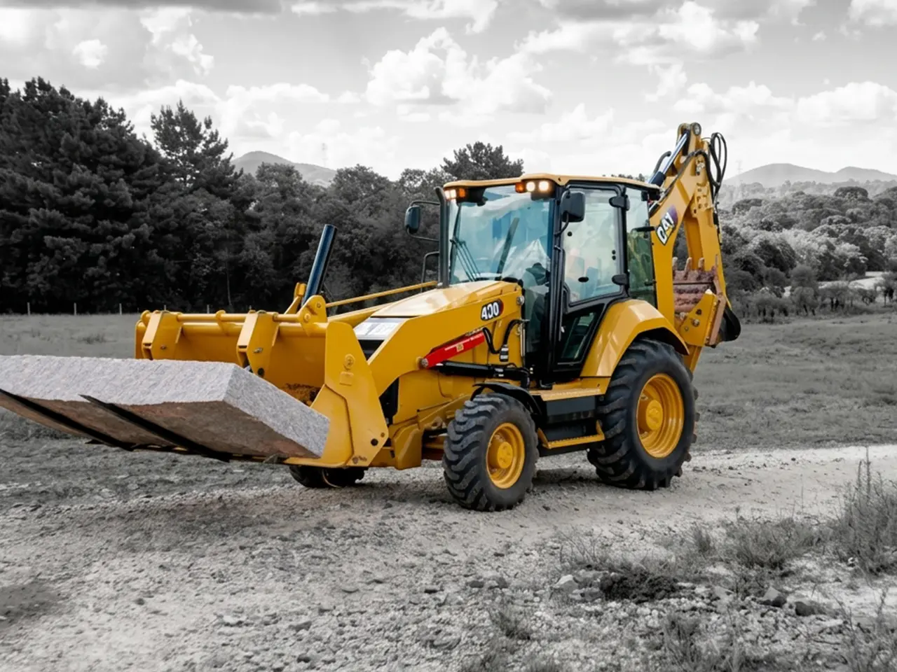 Retroexcavadora Caterpillar 416